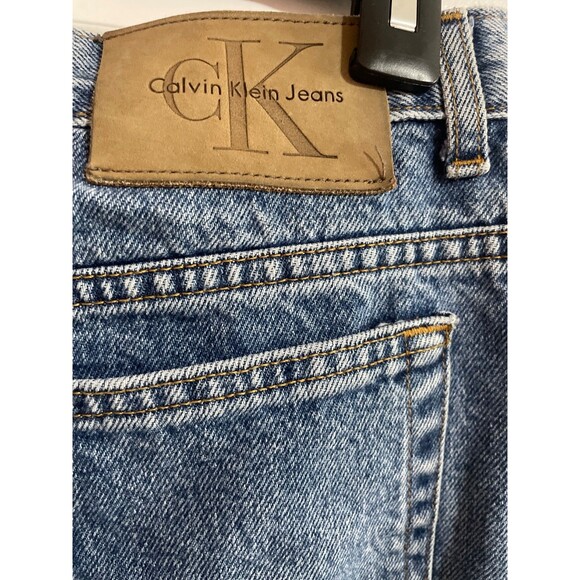 Calvin Klein Women’s Vintage Embellished Straight Jeans size 10 Made in USA - Picture 6 of 8